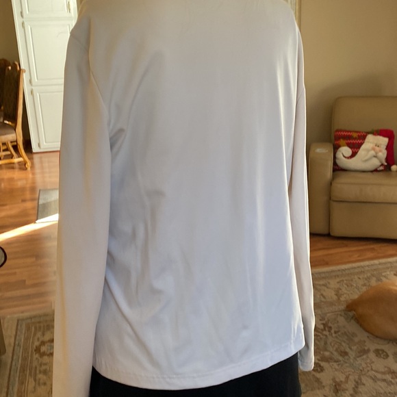 White with black stripes on sides underarms. Like new - Picture 5 of 8